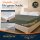 EXKLUSIV HEIMTEXTIL Jersey Spannbettlaken Deluxe 120 x 200 cm Dunkelgrün 160 GSM, 100% Baumwolle Öko - Tex Zertifiziert Bed-Sheet Bettlaken Spannbetttuch Topper Leinentuch