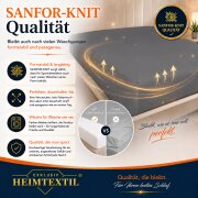 Jersey Spannbettlaken Deluxe 200 x 220 cm Anthrazit