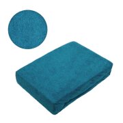Frottee Spannbettlaken Premium Marke 90 - 100 x 200 cm Petrol