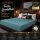 EXKLUSIV HEIMTEXTIL Frottee Spannbettlaken Premium 140 - 160 x 200 cm Türkis 80% Baumwolle 20% Polyester  Öko - Tex Zertifiziert Bed-Sheet Bettlaken Spannbetttuch