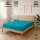 EXKLUSIV HEIMTEXTIL Frottee Spannbettlaken Premium 180 - 200 x 200 cm Türkis 80% Baumwolle 20% Polyester  Öko - Tex Zertifiziert Bed-Sheet Bettlaken Spannbetttuch