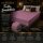 EXKLUSIV HEIMTEXTIL Frottee Spannbettlaken Premium 200 x 220 cm Lila 80% Baumwolle 20% Polyester  Öko - Tex Zertifiziert Bed-Sheet Bettlaken Spannbetttuch