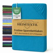 EXKLUSIV HEIMTEXTIL Frottee Spannbettlaken Premium 200 x...