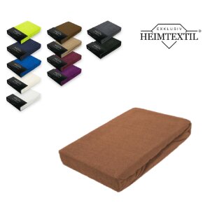 Frottee Spannbettlaken Premium Marke 200 x 220 cm Nougat