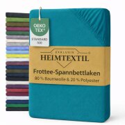 EXKLUSIV HEIMTEXTIL Frottee Spannbettlaken Premium 200 x...