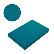 Microfaser Spannbettlaken  180 - 200 x 200-220 cm + 40 cm Petrol