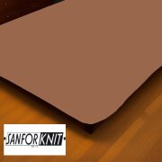 Frottee Spannbettlaken Rundumgummizug Marke 90 x 200 cm Nougat