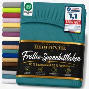 EXKLUSIV HEIMTEXTIL Frottee Spannbettlaken Rundumgummizug...