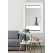 Wabenplissee Verspannt mit Klemmträgern ohne Bohren Verdunklung 100 x 140 cm weiß