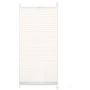 Wabenplissee Verspannt mit Klemmträgern ohne Bohren Verdunklung 100 x 140 cm weiß