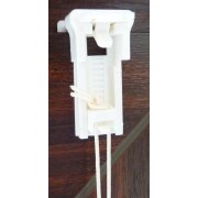 Wabenplissee Verspannt mit Klemmträgern ohne Bohren 75 x 140 cm weiß