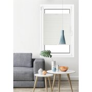 Wabenplissee Verspannt mit Klemmträgern ohne Bohren 100 x 140 cm weiß