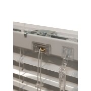 Aluminium Jalousie Lamellen 110 x 130 cm Silber