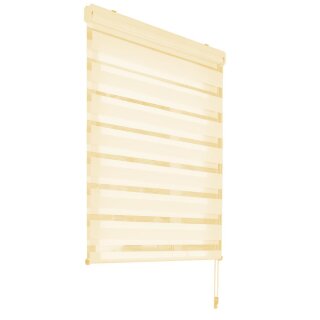 Vario Doppelrollo + Klemm & Klickhalter 100 x 160  cm Beige