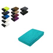 Frottee Spannbettlaken 120 x 200 cm Türkis