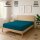 EXKLUSIV HEIMTEXTIL Frottee Spannbettlaken 120 x 200 cm Petrol 80% Baumwolle 20% Polyester  Öko - Tex Zertifiziert Bed-Sheet Bettlaken Spannbetttuch Topper Leinentuch