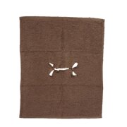 Handtuch mit Nasenschlitz für Massageliege 5 Stück Schokobraun