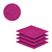 Seiftuch 4er Set 30 x 30 cm Pink