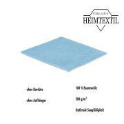 Seiftuch 4er Set 30 x 30 cm Hellblau