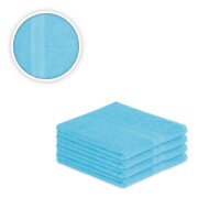 Handtuch 4er Set 50 x 100 cm Türkis