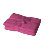 Badetuch 2er Set 100 x 150 cm Pink