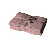 Badetuch 2er Set 100 x 150 cm Rosa
