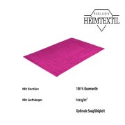 Badvorleger 1 Stück 50 x 80 cm Pink