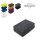 Frottee Spannbettlaken Rundumgummizug Marke Doppelpack 120 x 200 cm Anthrazit