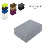 Frottee Spannbettlaken Rundumgummizug Marke Doppelpack 90...