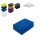 Frottee Spannbettlaken Premium Marke Doppelpack  90 - 100 x 200 cm Royalblau