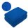 Frottee Spannbettlaken Premium Marke Doppelpack  90 - 100 x 200 cm Royalblau