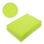 Jersey Spannbettlaken Premium  Marke Doppelpack  180 - 200 x 200 cm Apfelgrün