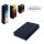 Jersey Spannbettlaken Premium  Marke Doppelpack  180 - 200 x 200 cm Navyblau
