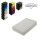 Jersey Spannbettlaken Premium  Marke Doppelpack  180 - 200 x 200 cm Silber