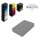 Marke Jersey Spannbettlaken Doppelpack 90 - 100 x 200 cm Grau