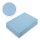 Marke Jersey Spannbettlaken Doppelpack 90 - 100 x 200 cm Hellblau
