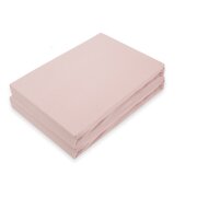 Marke Jersey Spannbettlaken Doppelpack 90 - 100 x 200 cm Rosa