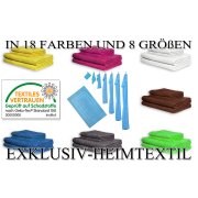 Frottier Handtücher 4 x Gästehandtücher 30 x 50 cm Weiß 400g/m²