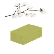 12 x  Gästetuch 500 g/m²  30 x 50 cm Kiwi