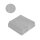 4 x Duschtuch 500 g/m²  70 x 140 cm Silber