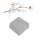 4 x Duschtuch 500 g/m²  70 x 140 cm Silber