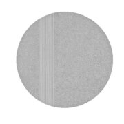 12 x  Gästetuch 500 g/m²  30 x 50 cm Silber