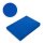 Microfaser Marke Spannbettlaken  180 - 200 x 200-220 cm + 40 cm Royalblau