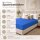 Microfaser Spannbettlaken - Spannbetttuch 180-200x220cm – Atmungsaktiv, Knitterfrei & Pflegeleicht – OEKO-TEX Bettlaken mit Rundumgummi - Royalblau
