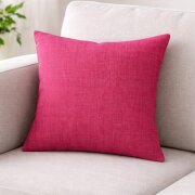 Kissenbezug (4 Stück)  bordeaux 40x40 cm