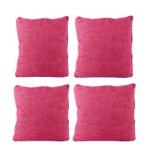 Kissenbezug (4 Stück)  bordeaux 40x40 cm