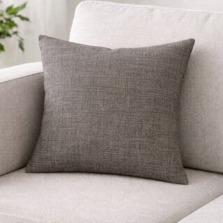 Kissenbezug (4 Stück) warmgrau 40x40 cm