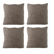 Kissenbezug (4 Stück) warmgrau 40x40 cm