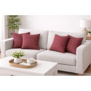 Kissenbezug (4 Stück) braun 40x40 cm