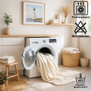 EXKLUSIV HEIMTEXTIL Frottee Spannbettlaken 120 x 200 cm Flieder 80% Baumwolle 20% Polyester  Öko - Tex Zertifiziert Bed-Sheet Bettlaken Spannbetttuch Topper Leinentuch